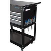 Utility Cart, 4 Drawers, 18" L x 33" W x 39" H, Black Northern Industrial Supply Inc.