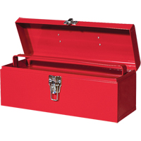 ATB100 Portable Tool Box with Metal Tool Tray, 6" D x 16" W x 6-1/2" H, Red Northern Industrial Supply Inc.
