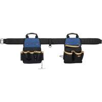 Combin&eacute;s de ceinture &agrave; outils &agrave; 20 pochettes, Polyester, Noir Northern Industrial Supply Inc.