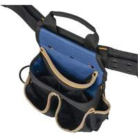 Combin&eacute;s de ceinture &agrave; outils &agrave; 20 pochettes, Polyester, Noir Northern Industrial Supply Inc.
