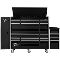 Armoire lat&eacute;rale s&eacute;rie RX, 3 tiroirs, 19" la x 25" p x 61" h, Noir Northern Industrial Supply Inc.