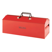 Tool Box, 8-13/20" D x 21-3/10" W x 9" H, Red Northern Industrial Supply Inc.
