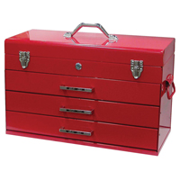 Tool Box, 9-3/5" D x 21-3/10" W x 14-1/2" H, Red Northern Industrial Supply Inc.