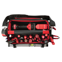 Packout Tote, Ballistic Nylon, 31 Pockets, Black/Red Northern Industrial Supply Inc.