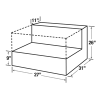 Steel Fuel Transfer Tank, Steel, 48 gal. Capacity, White Northern Industrial Supply Inc.