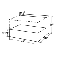 Steel Fuel Transfer Tank, Steel, 85 gal. Capacity, Black Northern Industrial Supply Inc.