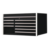 RX Series Tool Chest, 41" W, 8 Drawers, Black Northern Industrial Supply Inc.