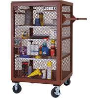 Armoire mobile en treillis, Acier, 22 pi³, Rouge Northern Industrial Supply Inc.