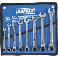 Fixed Head Wrench Set, Combination, 8 Pieces, Imperial Northern Industrial Supply Inc.
