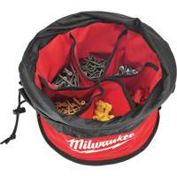 Sac range-tout style parachute, 11-4/5" lo x 11-4/5" la x 11" h, Nylon, Noir/Rouge Northern Industrial Supply Inc.