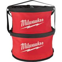 Sac range-tout style parachute, 11-4/5" lo x 11-4/5" la x 11" h, Nylon, Noir/Rouge Northern Industrial Supply Inc.