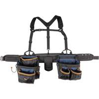 Ceinture &agrave; outils de luxe, Polyester, Noir Northern Industrial Supply Inc.