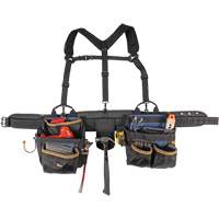 Ceinture &agrave; outils de luxe, Polyester, Noir Northern Industrial Supply Inc.