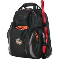 Arsenal&reg; 5843 Tool Backpack, 13-1/2" L x 8-1/2" W, Black, Polyester Northern Industrial Supply Inc.