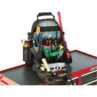 Arsenal&reg; 5843 Tool Backpack, 13-1/2" L x 8-1/2" W, Black, Polyester Northern Industrial Supply Inc.