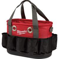 Sac ovale utilitaire, Nylon balistique, 24 pochettes, Noir/Rouge Northern Industrial Supply Inc.