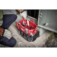 Sac ovale utilitaire, Nylon balistique, 24 pochettes, Noir/Rouge Northern Industrial Supply Inc.