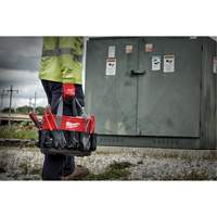 Sac ovale utilitaire, Nylon balistique, 24 pochettes, Noir/Rouge Northern Industrial Supply Inc.