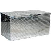 Aluminum Treadplate Portable Tool Box, 25-1/16" D x 49-1/4" W x 24" H, Silver Northern Industrial Supply Inc.