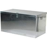 Aluminum Treadplate Portable Tool Box, 25-1/16" D x 49-1/4" W x 24" H, Silver Northern Industrial Supply Inc.