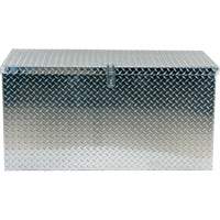 Aluminum Treadplate Portable Tool Box, 25-1/16" D x 49-1/4" W x 24" H, Silver Northern Industrial Supply Inc.