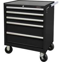 Industrial Tool Cart, 5 Drawers, 27" W x 18-3/4" D x 31-1/2" H, Black Northern Industrial Supply Inc.