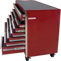 Industrial Tool Cart, 12 Drawers, 56" W x 24-1/2" D x 38-1/8" H, Red Northern Industrial Supply Inc.