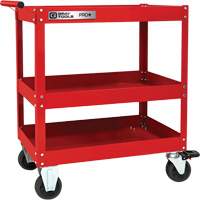 Chariot utilitaire robuste s&eacute;rie PRO+, 3 tiers, 30-1/5" x 38-1/3" x 19-1/2" Northern Industrial Supply Inc.