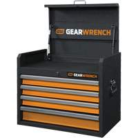 GSX Series Tool Chest, 26" W, 4 Drawers, Black/Orange Northern Industrial Supply Inc.