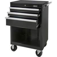 Industrial Tool Cart, 3 Drawers, 29-4/5" W x 21-1/5" D x 38-4/5" H, Black Northern Industrial Supply Inc.