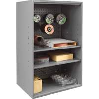 Abrasive Storage Cabinet with Pegboard, Steel, 19-7/8" x 14-1/4" x 32-3/4", Grey Northern Industrial Supply Inc.