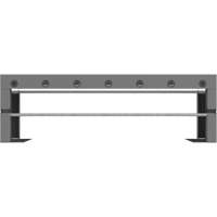 Wire Spool Rack for Bins & Drawers, Add-On, 33-3/4" W x 9-5/16" D x 10-5/8" H Northern Industrial Supply Inc.
