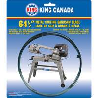 General Purpose Band Saw Blade, Bi-Metal, 64-1/2" L x 1/2" W x 0.025" Thick, 10 TPI Northern Industrial Supply Inc.