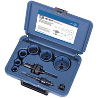 Premium Plumber's Holesaw Kit, 8 Pieces Northern Industrial Supply Inc.