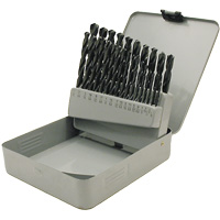 JET-KUT&reg; Black Oxide Drill Bit Set, 29 Pieces, High Speed Steel Northern Industrial Supply Inc.