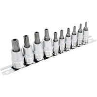 Jeu de douilles antiviol TORX 1/4" & 3/8" SS1438-10TB 10 mcx Northern Industrial Supply Inc.