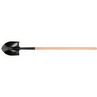 Round Point Shovel, Tempered Steel Blade, Hardwood, Straight Handle Northern Industrial Supply Inc.