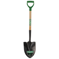 Round-Point Shovel, Tempered Steel Blade, Wood, D-Grip Handle Northern Industrial Supply Inc.