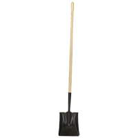 Square-Point Shovel, Wood, Tempered Steel Blade, Straight Handle, 49-1/2" Long Northern Industrial Supply Inc.