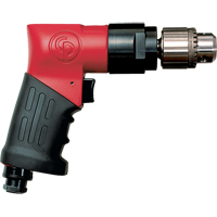 Non-Reversible Drills, 21 CFM, 1/4" NPTF, 89 dBA, 3/8" Chuck, Keyed Northern Industrial Supply Inc.