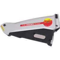 Hidden Edge&reg; Knife, 19 mm, Steel, Aluminum Handle Northern Industrial Supply Inc.