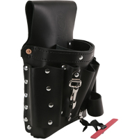 Extra-Capacity Tool Pouches, Multiple Tool Holder, Leather, 8 Pockets Northern Industrial Supply Inc.