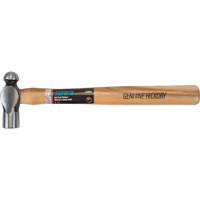 Ball Pein Hammer, 8 oz. Head Weight, Plain Face, Wood Handle Northern Industrial Supply Inc.