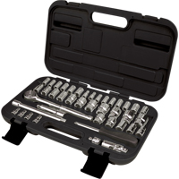 1/4" & 3/8" Drive SAE/Metric Socket Set, 41 Pcs Northern Industrial Supply Inc.