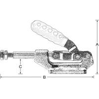 Straight Line Hold Down Clamps, 600 lbs. Clamping Force Northern Industrial Supply Inc.