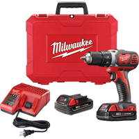 M18 Compact Drill/Driver Kit, Lithium-Ion, 18 V, 1/2" Chuck, 500 in-lbs Torque Northern Industrial Supply Inc.