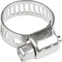 Colliers de serrage pour tuyaux - Collier de serrage & vis en acier inoxydable, Dia. min 1/5", Dia. max 5/8" Northern Industrial Supply Inc.