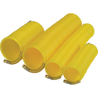 Nylon Coil Air Hose With Fittings, Air, 1/4" ID x 25' L, Nylon, 200 PSI at 23°C Northern Industrial Supply Inc.