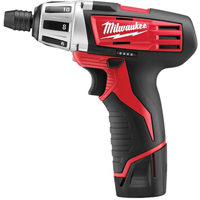 Ensemble perceuse/tournevis sous-compact sans fil, 1/4", 12 V, 150 lb-po couple max., Lithium-ion bloc-pile Northern Industrial Supply Inc.