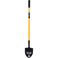 Round Point Shovel, Tempered Steel Blade, Fiberglass, Straight Handle Northern Industrial Supply Inc.